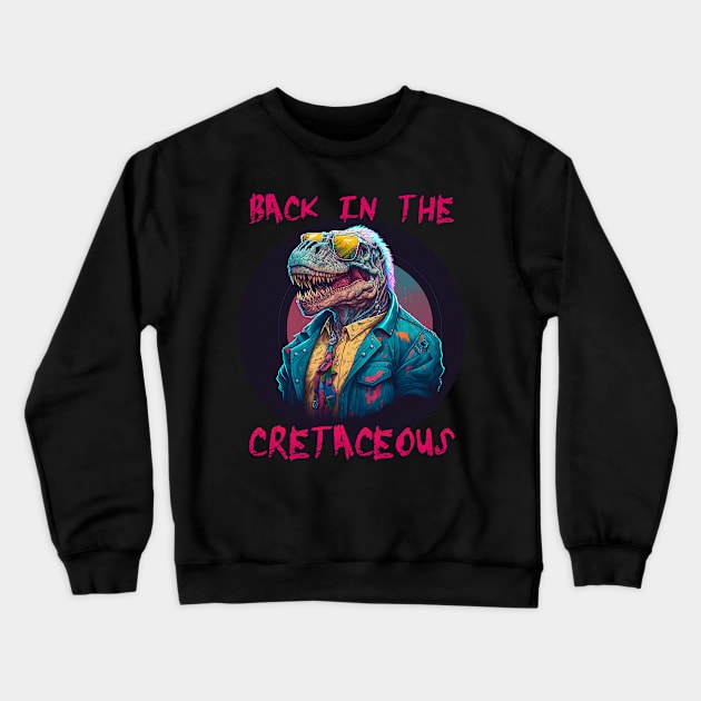 Back in the Cretaceous Crewneck Sweatshirt by rodmendonca